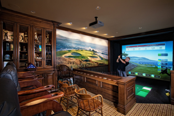 Elevate Your Man Cave Experience with a Golf Simulator