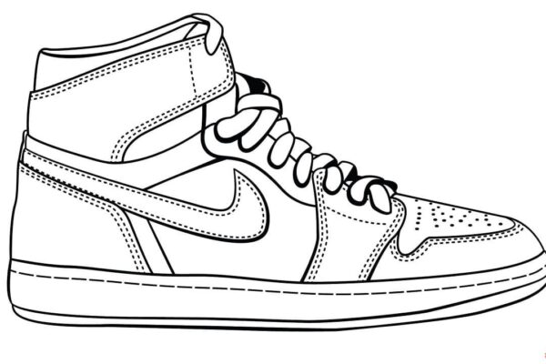 Step into Creativity: Exploring the World of Sneaker Coloring Pages